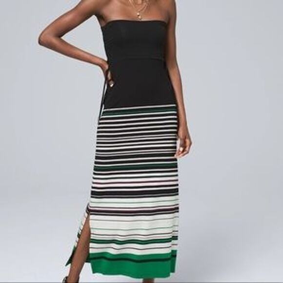 White House Black Market Dresses & Skirts - WHITE HOUSE BLACK MARKET Convertible Slub Max DRESS OR SKIRT Size XS NWT